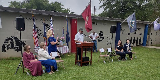 Honorary Partner ceremony for TX VVA Chapter 932 by the Mary Tyler NSDAR.